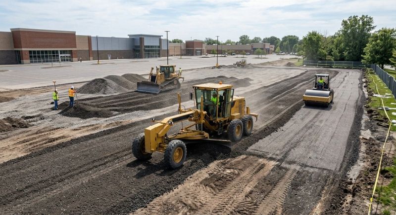 Parking Lot Leveling in Layton, UT